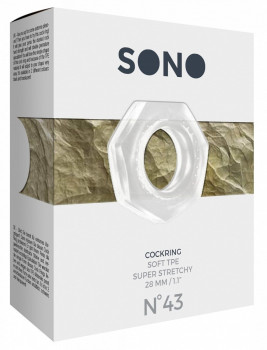 Прозрачное эрекционное кольцо No.43 Cockring