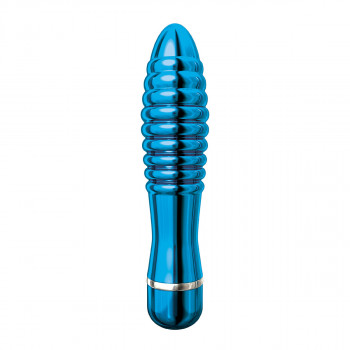 Алюминиевый вибратор Blue Large - 18,4 см.