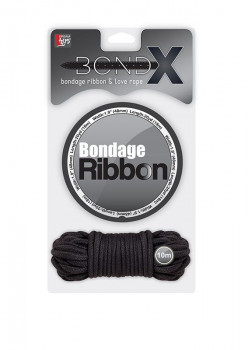 Комплект для связывания Bondx Bondage Ribbon & Love Rope Black
