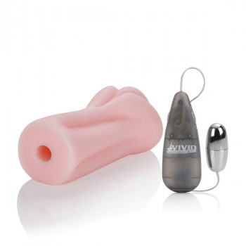 Розовый мастурбатор-вагина Vivid Raw Cock Tease