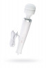 Работающий от сети, белый вибратор Super massager - 32 см.