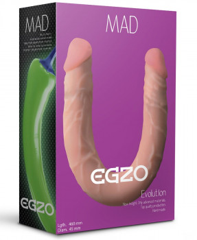 Двусторонний фаллоимитатор из киберкожи Mad Pepper - 46 см. Fff