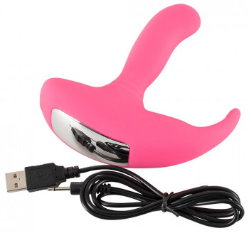 Розовый вибромассажер Rechargeable G-Spot Vibe для массажа точки G