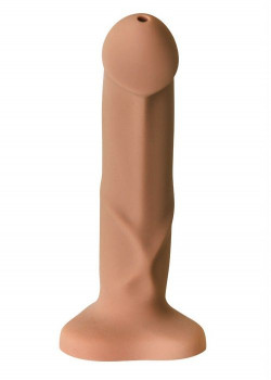 Телесный фаллоимитатор с функцией семяизвержения Pop Dildo - 17,9 см.