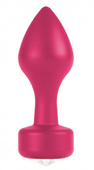 Розовый анальный плаг Elegant Pink - 8,3 см.