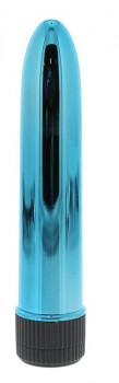 Голубой гладкий вибромассажёр Krypton Stix 5 Massager M/S Blue - 12,7 см.