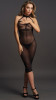 Платье с высоким воротом High Neck Dress, черный