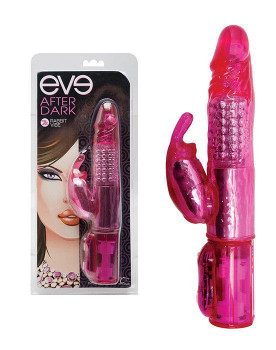 Розовый компьютерный вибратор Eve After Dark 7x Rabbit Vibe - 22 см.
