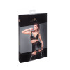 Бюстгальтер на эластичной ленте Powerwetlook bralette with elastic tape, черный