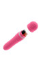 Розовый водонепроницаемый вибратор Neon Luv Touch Vibe - 19 см.