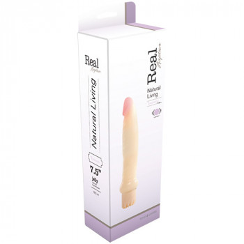 Реалистичный вибратор Realistic Vibrator Real Rapture Tsunami Jelly - 18,5 см.