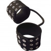 Черные наручники из силикона Silicone Cuffs