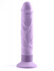 Фиолетовый страпон Tru-Fit Strap-On - 18 см.