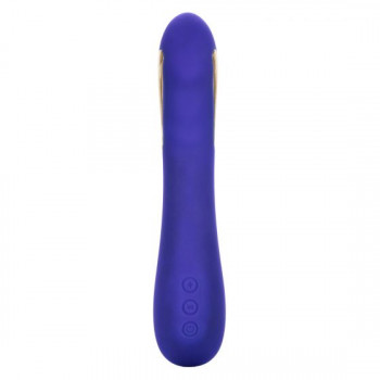 Фиолетовый вибратор с электростимуляцией Intimate E-Stimulator Petite Wand - 18,5 см.