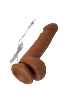 Вибратор-реалистик мулат Toyfa RealStick Elite Mulatto - 19 см.