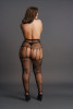 Стрип-панти Crotchless Cut-Out Pantyhose, черный