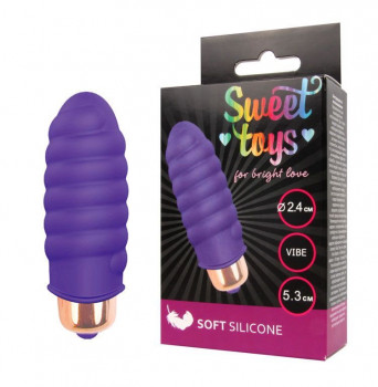 Фиолетовая вибропуля Sweet Toys - 5,3 см.