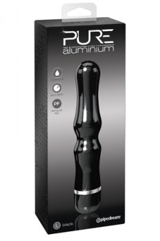 Вибромассажер Black Large - 18,4 см.