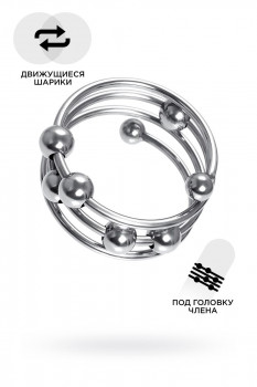 Большое металлическое кольцо под головку пениса