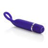 Фиолетовый мини-вибромассажер Lia Mini Massager Pleasure O - 11,5 см.