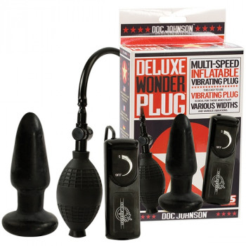 Надувная анальная пробка Deluxe Wonder Plug