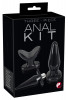 Набор чёрных анальных пробок Butt Plug Set