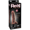 Вибратор Real Feel Deluxe №5 Brown - 25 см.