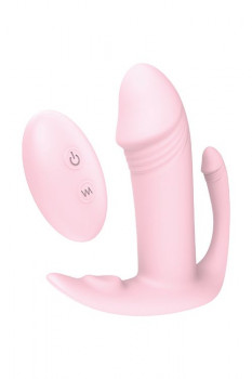 Розовый вибратор Remote Tri-Pleasurer