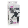 Страпон с вибрацией 10-Function Silicone Love Rider Thruster - 17,7 см.