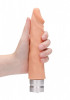 Телесный вибратор-реалистик Vibrating Dildo - 19,5 см.