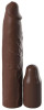 Коричневая насадка-удлинитель 3 Inch Silicone Mega X-tension - 22,9 см.