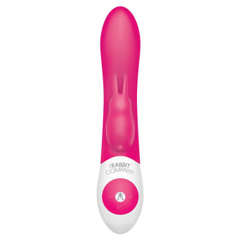 Розовый вибратор The Come Hither Rabbit XL с 