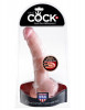 Загнутый фаллоимитатор с мошонкой Dual Density 9