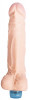 Телесный вибратор Vibro Realistic Cock Dildo - 18 см.