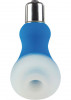 Голубой мини-вибратор Posh Silicone Ice Massager Tease со съемной насадкой для заморозки