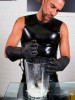 Резиновые перчатки Thick Industrial Rubber Gloves 9