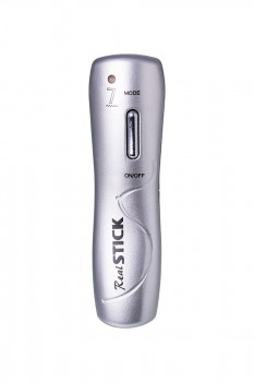 Коричневый вибратор-реалистик на присоске с пультом ДУ - 21 см.