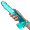 Аквамариновый фаллоимитатор-гигант Size Queen 10